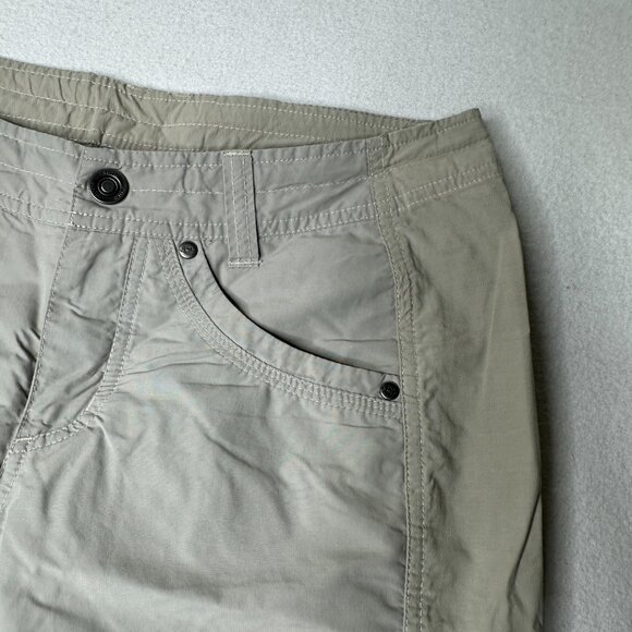 Kuhl Womens Convertibile Zip Off Hiking Pants Size 4 Regular Beige Outdoor Sport - Picture 5 of 16